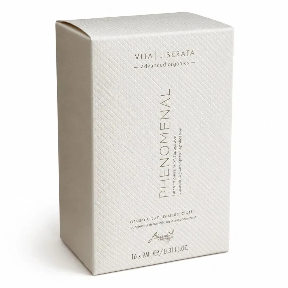 16 x Vita Liberata Phenomenal Organic Tan Infused Cloth Packs Self-Tanning